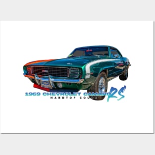 1969 Chevrolet Camaro RS Hardtop Coupe Posters and Art